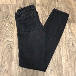 Black wash jeans